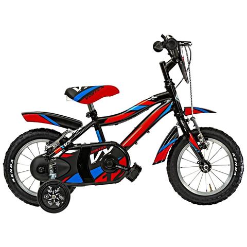 Bici A Sfera Bimbo Misura 12 Mountain Bike Modello Vortex Vx12 Bicicletta Mtb Da Bambino 1v - 20 Nero Rosso Blu - Foto 1