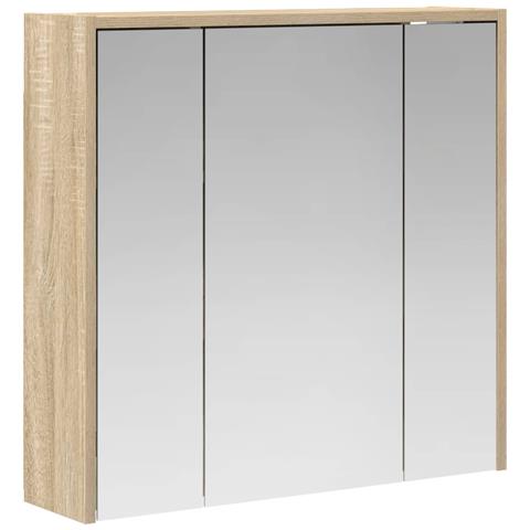 Mobiletto per specchio da bagno Rovere Sonoma - Foto 1