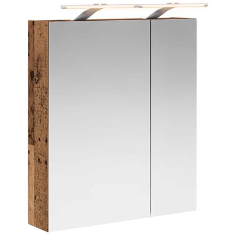 Mobiletto per specchio da bagno Legno vecchio 60 x 14,5 x 70 cm - Foto 1