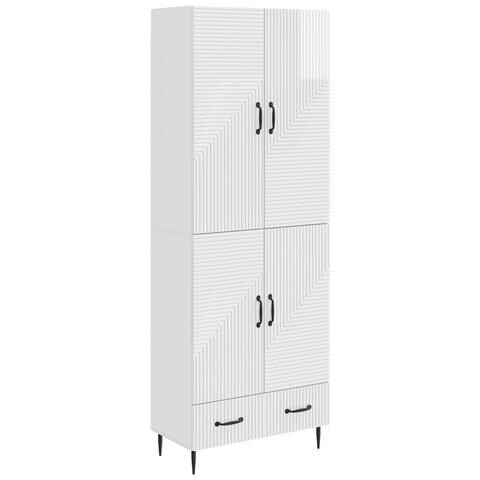 Set di armadi 2 pcs 66 x 34,5 x 95 cm Legno ingegnerizzato - Foto 1