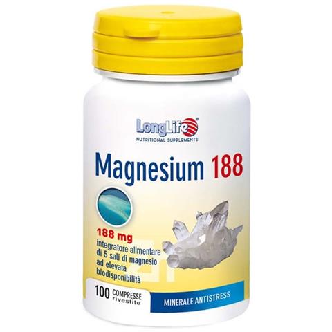 Magnesium 188 100 Compresse Rivestite da 6,5 g - Foto 1