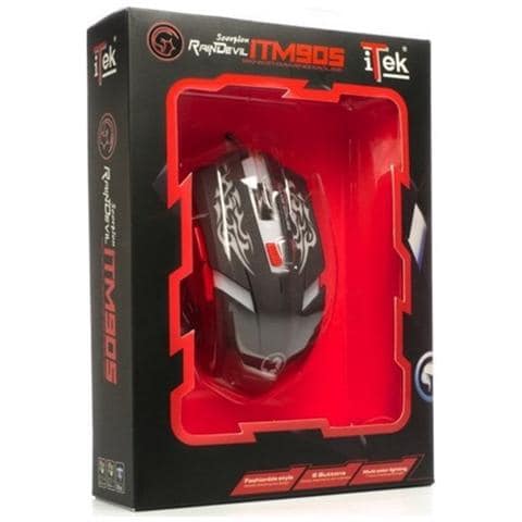 Mouse Scorpion Raindevil Gaming 6 Bottoni Nero - Foto 6