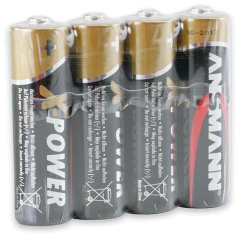 Ansmann X-Power Mignon AA, Alcalino, 1,5V, Nero, Oro, 5,05 cm, AA - Foto 1