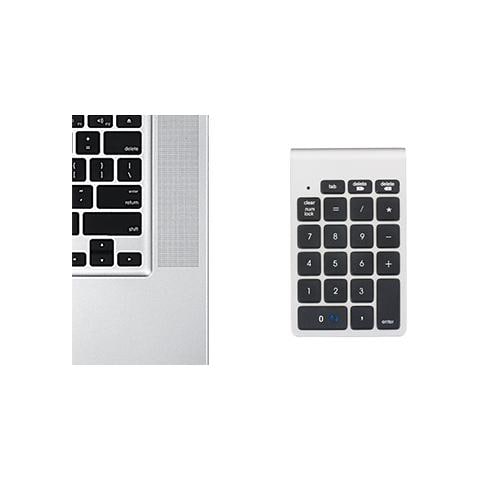 11400 Mini Tastierino Numerico Bluetooth Nexgen In Alluminio, 21 Tasti Compatibile Os X E Windows - Foto 2