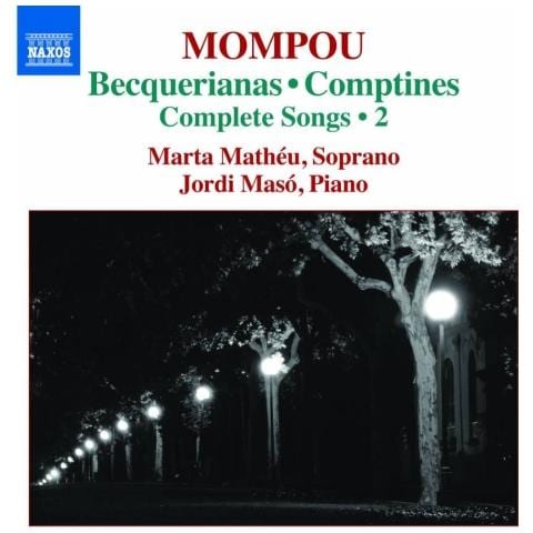 Frederic Mompou - Liriche Da Camera (integrale) , Vol. 2: comptines, Becquerianas - Maso Jordi Pf - Foto 1