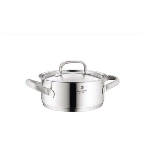 Tegame con coperchio gourmet plus 20cm acciaio inox 18/10 - Foto 1