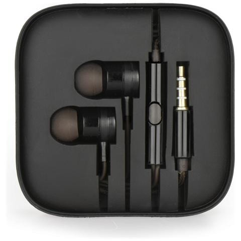 Kit Auricolari Hf Stereo Android Box Mi Metallico Nero - Foto 1