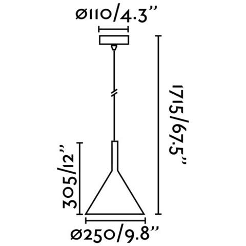 Pam 64162-solido A Sospensione, Lampadina Inclusa, Led, 24w, Colore: Nero - Foto 13