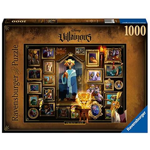 Villainous: King John Puzzle 1000 Pezzi - Disney, Multicolore, 15024 - Foto 4