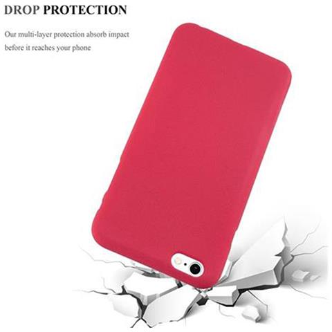 Custodia Compatibile Con Apple Iphone 6 Plus / Iphone 6s Plus In Frost Rosso - Coperchio Protettivo In Silicone Tpu Flessibile - Foto 11