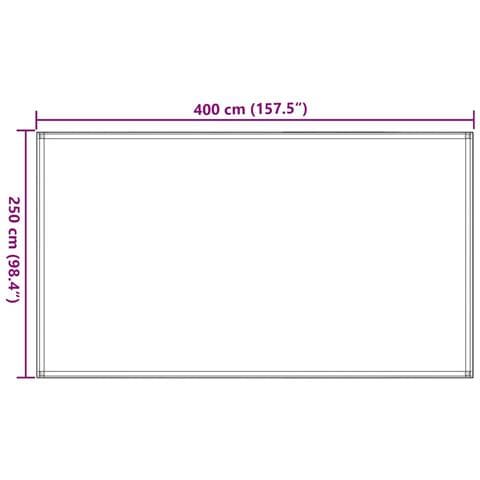 Tappeto da Tenda 250x400 cm Blu - Foto 2