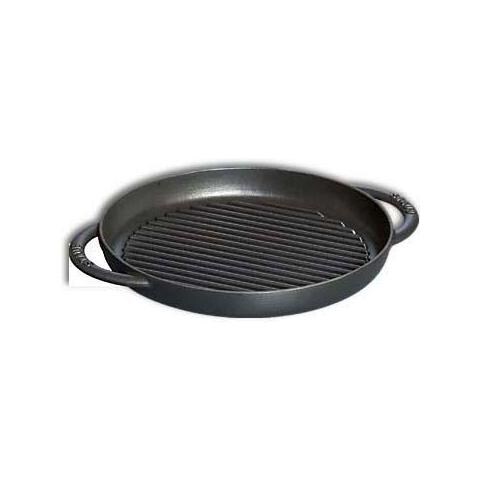 Bistecchiera tonda 30cm nero - Foto 1