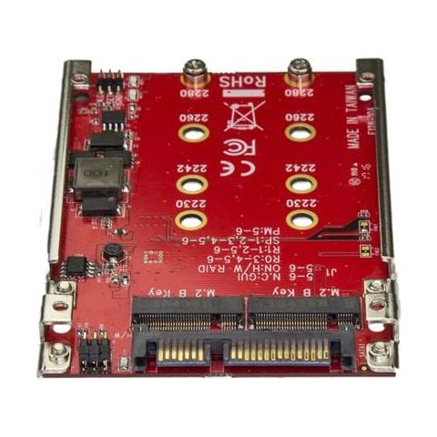 " Adattatore per 2 Dischi SSD M. 2 a SATA per alloggio da 2,5"" - RAID - M. 2 NGFF" - Foto 3