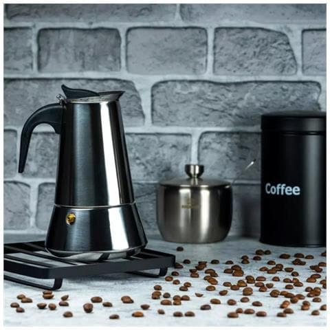 Kh-1046 Macchina Per Caffè Espresso Per Piani Cottura A Induzione, Capacità 450 Ml - Foto 7