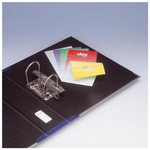 Dox 2 Raccoglitore Ad Anelli A4 Nero, Arancione - Foto 1