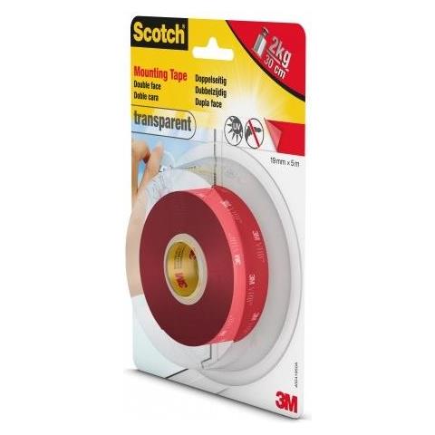 3m 40041950 Nastro Adesivo Da Cancelleria 5 M Trasparente 1 Pz - Foto 3