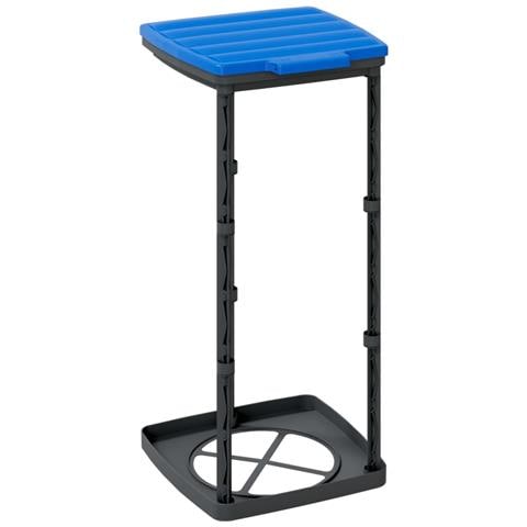 Porta Sacchi Spazzatura 2 Pz Nero E Blu 60 L In Pp - Foto 8