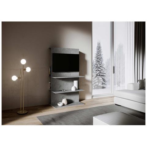 Porta Tv B Loki Antracite Spatolato - Foto 2