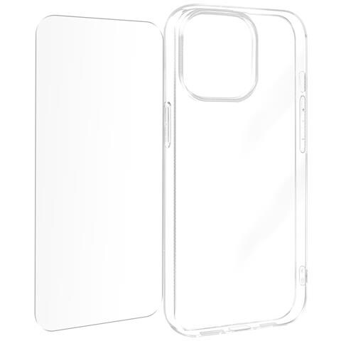 Cover Per Iphone 15 Pro Silicone Gel E Vetro Temperato 9h - Foto 1