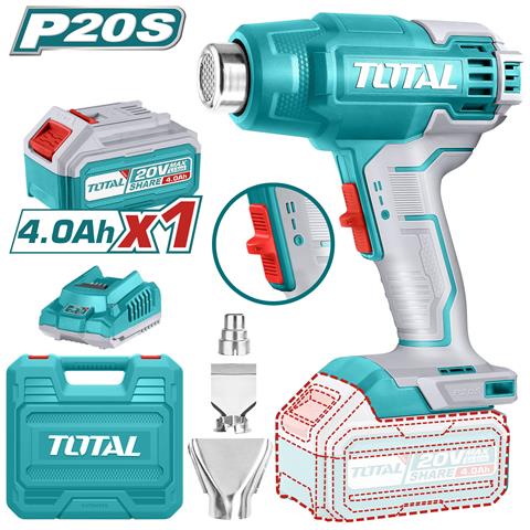 Pistola Termica A Batteria (asciugacapelli), 20v /p20s, Serie Industrial (tbli20025) - Foto 2