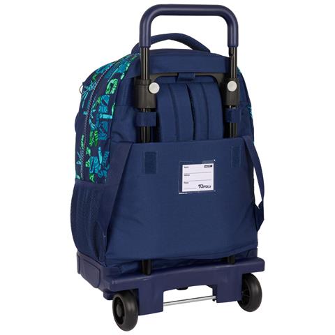 Trolley Per La Scuola El Niño Glassy Blu Marino 33 X 45 X 22 Cm - Foto 3