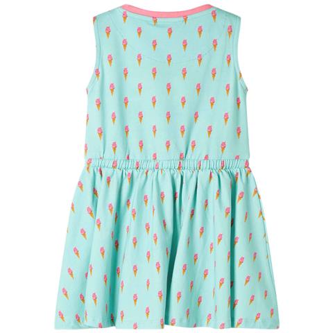 Abito Da Bambina Con Coulisse Menta Chiaro 116 - Foto 2