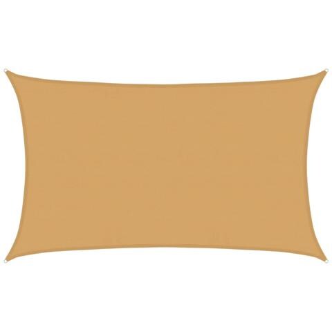 Vela Parasole 160 G /m Rettangolare Sabbia 5x8 M In Hdpe - Foto 2