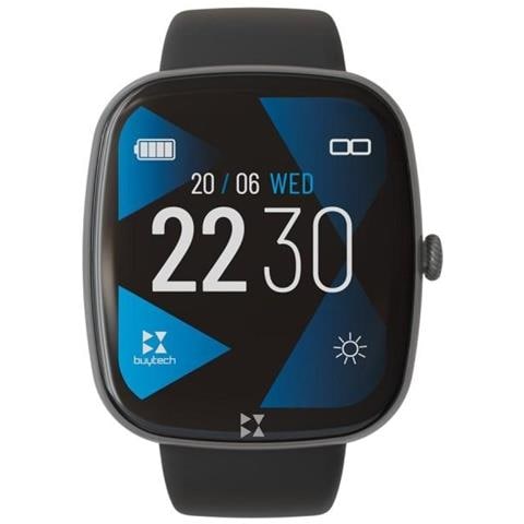 Smartwatch BuyTech Display 1.89" Bluetooth IP68 Cardiofrequenzimetro Nero - Europa - Foto 1