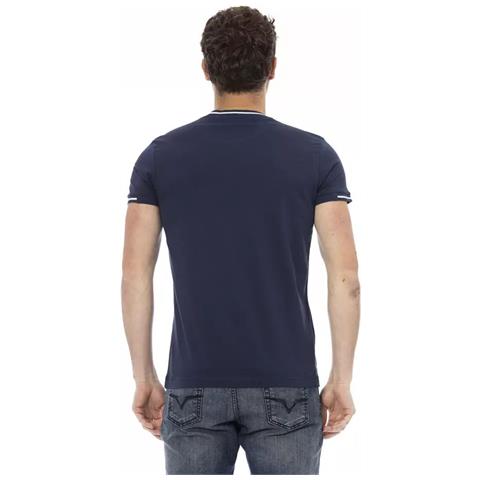 Maglietta In Cotone Blu - Xxl - Foto 3