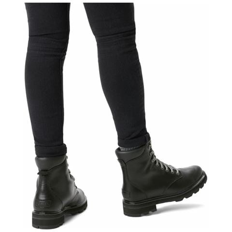 Lennox Lace Stkd Wp Booties Stivaletti Pelle Scarpe Donna Nero Eu 38, 9281010 010 - Foto 3