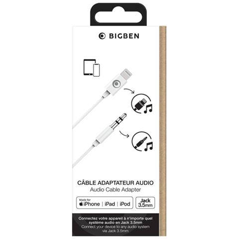 Adattatore Audio Da Jack 3,5 Mm A Lightning, Bianco - Foto 3