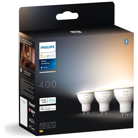 Hue White ambiance GU10 - faretto connesso - (confezione da 3) - Foto 2