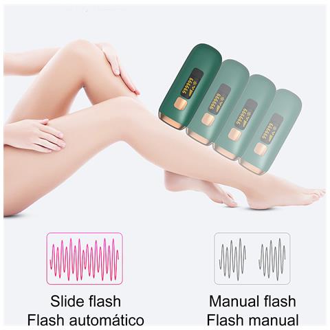 T4 Depilatore Ipl A Luce Pulsata. 5 Livelli Di Intensità, Luce Continua Ad Alta Intensità 999.999 Impulsi. - Foto 4