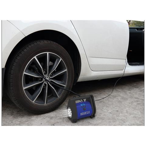 Sparco Spt160 Compressore 12v Con Manometro Digitale - Foto 3