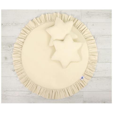Baldakimas Kabantis, Tappeto Da Gioco E Cuscini - Colore Crema. - Foto 5