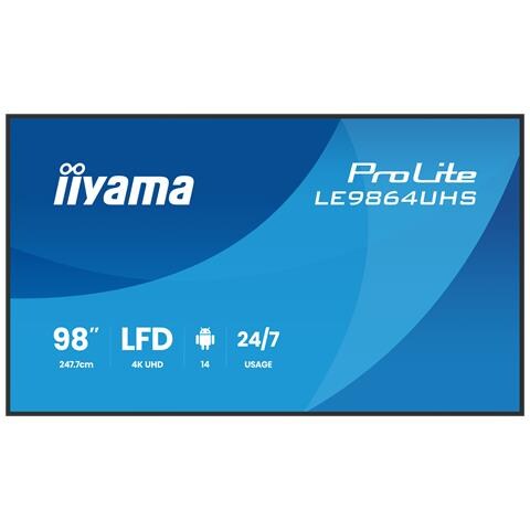 Display LFD 98" VA LE9864UHS-B1AG 3840x2160 4K Ultra HD - Foto 1