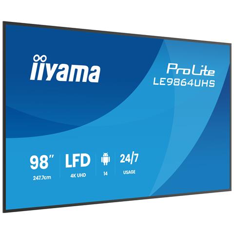 Display LFD 98" VA LE9864UHS-B1AG 3840x2160 4K Ultra HD - Foto 12