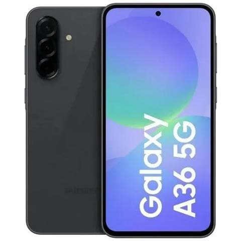 Galaxy A36 5G AI 128GB 6GB Ram Display 6.7” Super AMOLED Main Camera 50MP NanoSIM + eSIM USB Type-C Snapdragon 6 Gen 3 Android 15 5000 mAh Awesome Black Vodafone - Foto 1