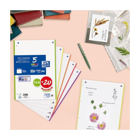 400158168 ricambi per quaderni 210 x 297 mm (A4) 120 fogli - Foto 2