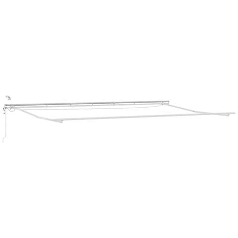 Tenda da Sole Retrattile Automatica con LED Marrone 600x300 cm - Foto 9