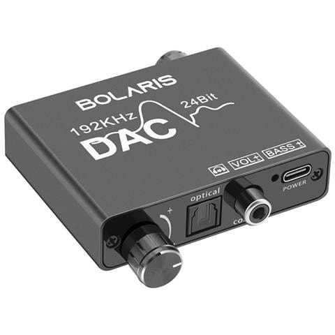 Convertitore Dac Audio 192 Khz Da Digitale Ad Analogico / Rca / Jack - Foto 1