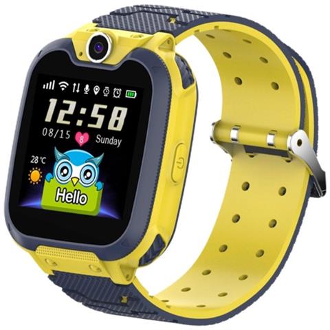 Smartwatch Per Bambini Impermeabile Giallo Con Gps E Funzione Sos - Foto 1