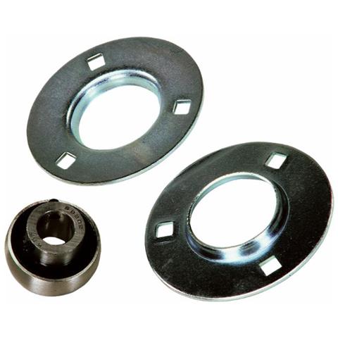 Supporto Flangia Tonda Sbpf 204 Ø Cuscinetto 20mm Confezione Da 2 Pezzi - Foto 1