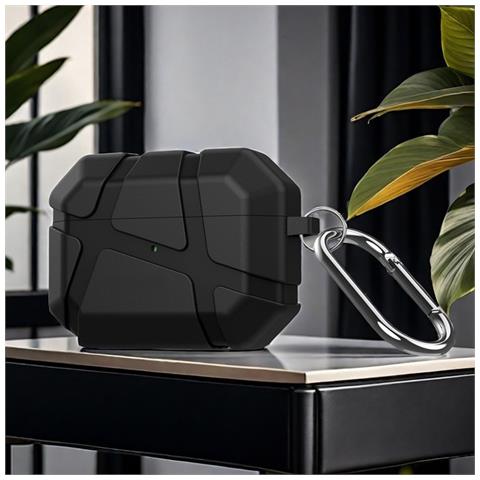 Custodia Protettiva In Tpu Compatibile Con Airpods 1/2 - Antiurto, Antipolvere Black - Foto 2