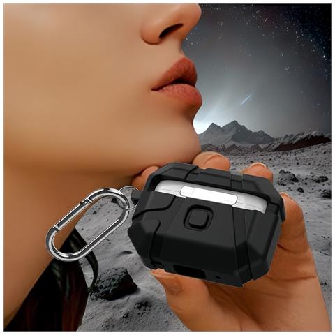 Custodia Protettiva In Tpu Compatibile Con Airpods 1/2 - Antiurto, Antipolvere Black - Foto 6