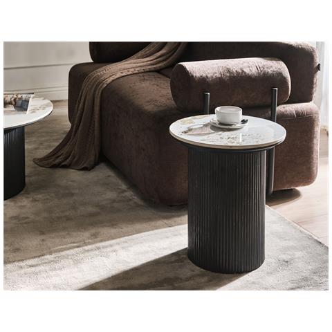 Tavolino Dora Ceramica Nero - Foto 1