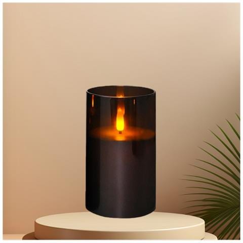 Candela Led Nera Senza Fiamma - Effetto Realistico, A Batteria, Perfetta Per Natale, Compleanni E Matrimoni - Foto 5