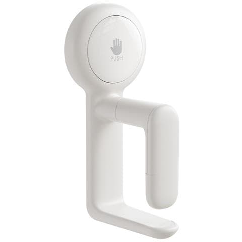 Gancio Per Lavabo A Ventosa - Nessun Trapano Richiesto, Portaoggetti Da Bagno (confezione Da 2) - Foto 1