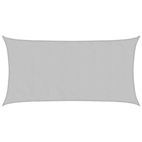 Vela Parasole Grigio Chiaro 5x2,5 m 100% Poliestere Oxford - Foto 1