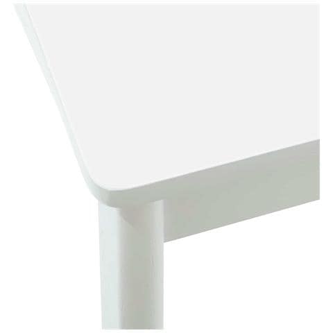 Sedia da pranzo 2 pcs Bianco e Bianco Legno di gomma solido - Foto 9